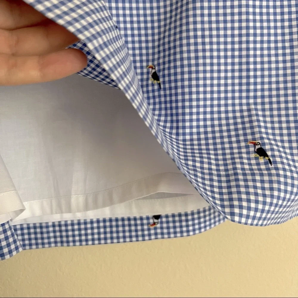 Talbots gingham cotton